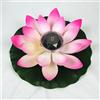 2pz luce solare galleggiante a forma di fiore loto RGB LED, lampada da piscina,