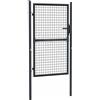 vidaXL Cancello per Giardino in Acciaio Zincato Grigio Diverse Dimensioni vidaXL