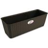 STEFANPLAST Vaso Fioriera Plastica Rettangolare Balcone 50x18x16cm Natural 73501
