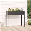 vidaXL Fioriera da Giardino Antracite 100,5x40,5x90 cm Acciaio Zincato vidaXL