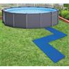 Bestway Protezioni del Pavimento della Piscina 8 pz 50x50 cm Blu INTEX