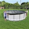 vidaXL Bestway Copertura per Piscina Flowclear 488 cm Telo Protezione Copripiscina