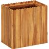 vidaXL Letto Rialzato da Giardino Legno Massello Acacia 200x30x25 cm Fioriera vidaXL