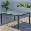 VivaGarden Tavolo da Giardino Allungabile 100-150x150x75 cm Antracite Colombia