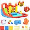 Bestway Gonfiabile Bambini Scivolo e Piscina 410x385x220 cm in PVC Gioco Acqua Happy Hop