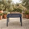 Plastica Alto Sele Tavolino da Giardino Basso PP 65x42x51 cm Antracite Positano
