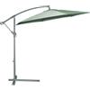 Brixo Ombrellone da Giardino Decentrato 3x3 mt Alluminio Verde Latve300