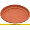 I.C.S. Sottovaso Tondo in Plastica Ø cm. 24x3,3 h - Erica - R30024 24 pz