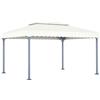 vidaXL Gazebo 400x300 cm Alluminio Tettuccio in Tessuto Esterno Colori Diversi vidaXL