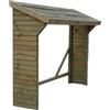 VivaGarden Legnaia da Esterno Legno 217x80x180 cm Legno Naturale