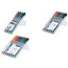 STAEDTLER Lumocolor 316 Markr Sort Bl Grn Rd