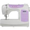 Singer Macchina per Cucire Elettronica 80 Punti colore Bianco e Viola - C5205
