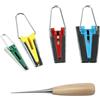 Set 4 Sbiecatori Kit Con Un Punteruolo per Fare Nastro Sbieco, 4 Dimensioni Dive