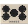 Hotpoint Ariston Piano Cottura 5 Fuochi a Gas 73 cm Champagne HAGD 72S/CH