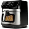 G10215 Friggisano Star Friggitrice Ad Aria 9 Litri, 2200 W, 12 Programmi, Displa