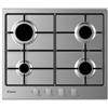 CANDY IDEA PIANO COTTURA A GAS CHW6BRX 4 FUOCHI INCASSO INOX