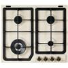 De'Longhi DE_LONGHI PIANO COTTURA GAS AVF46 PRO AVENA 60cm 4 fuorchi manopole oro