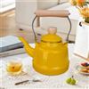 Bollitore da tè smaltato, scaldalatte, teiera decorativa, caffettiera per la