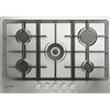 Indesit Piano Cottura a Gas 5 Fuochi Doppia Corona 75cm Inox THP 751 W/IX/I IT 1