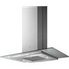 Elica Cappa Cucina Aspirante Parete 90 cm Acciaio Flat Glass Plus IX/A/90