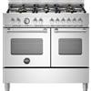Bertazzoni 🔥Bertazzoni MAS106L2EXT Master Cucina Accosto 100 cm 6 Fuochi Gas 2 Forni