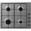 Candy Piano cottura 4 Fuochi incasso a gas 60 cm col Inox CHW6LBX