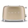 Smeg, Tostapane 2x2 TSF01CHMEU, 2 Scomparti da 36mm, 6 Livelli di Doratura, Funz