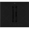 Hoover Piano Cottura 4 Fuochi Induzione con Cappa 59 cm Nero HIH6ICF H-HOB 550