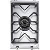 SMEG SRV531GH5 Piano Cottura Gas Inox Dual 5 kW Incasso Griglie Ghisa cm 30x59