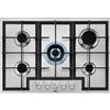 AEG SLIM HGB75420SM Piano Cottura 5 Fuochi Gas Tripla Corona Centrale INOX 75x51