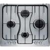 Electrolux Piano cottura 4 Fuochi incasso a gas 60 cm Inox RGG6242LOX Serie Soft