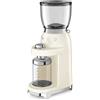 SMEG CGF01CREU Macinacaffè Elettrico 30 Livelli Macinatura Antistatico 150W Crem