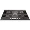 Hotpoint Ariston Piano cottura 5 Fuochi incasso a gas 75 cm Nero FTGHG751D(BK)