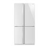 SHARP SJ-GX820F2WH Frigorifero 4 Porte 605L No Frost Classe F Vetro Bianco 90 cm