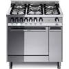 Lofra Cucina a Gas 5 Fuochi con Forno Elettrico Ventilato 80x60 cm Inox MT86MF/C