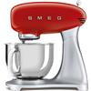 Smeg SMF02RDEU Impastatrice Planetaria 10 Velocità 4,8 L 800W Smooth Start