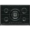 Electrolux Piano cottura 5 Fuochi incasso a gas 1 Wok 75 cm Nero PN750UV
