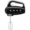 Smeg HMF01BLEU Sbattitore Elettrico Nero 50's Style 250W 9 Velocità Turbo