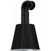 ELLECI KGPURO40M Urban Cappa Cucina Aspirante a Parete Larghezza Ø 45 cm Nero