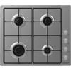 Candy Piano Cottura 4 Fuochi a Gas 60 cm Inox Idea CHW6LX