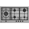 BEKO HIML95225 SXE Piano Cottura da Incasso INOX 90CM 4 Bruciatori a Gas + 1 Wok