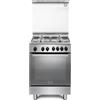 De Longhi Cucina a Gas con Forno Elettrico Ventilato 4 Fuochi 60x60 cm DMX64LSG