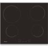Candy Piano cottura 4 Fuochi elettrico vetroceramica incasso 60 cm Nero CH 64 XB