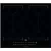 AEG IKS64453IB Piano cottura a induzione 4 Zone 60Cm Nero vetro ceramica bridge