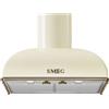 Smeg Cappa Cucina Aspirante da Parete 60 cm Panna - KS59POE2