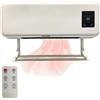 TANIASHOP Stufa Elettrica a Parete Termoventilatore 2000W Aria Calda Fredda Display Timer