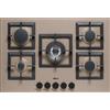 Elleci Piano Cottura a Gas ad Incasso 5 Fuochi Colore Tortora Plano 75 cm PGSP75143CS E