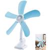 RobertAgor Driwei VENTILATORE A PINZA CON DOPPIO SNODO 5 PALE SCRIVANIA TAVOLO CASA UFFICIO HQ-599