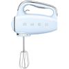 Smeg HMF01PBEU Sbattitore Elettrico Azzurro 50's Style 250W 9 Velocità Turbo