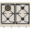 Smeg SRV864AVOGH2 Piano cottura 60cm Colore Avena Estetica Coloniale, Griglie in